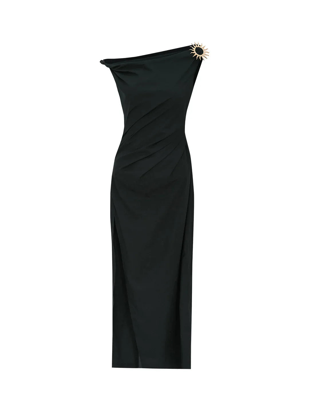 Black One Shoulder Maxi Dress - Stellar | Artel Retro Black One Shoulder Maxi Dress - Stellar | Artel Retro